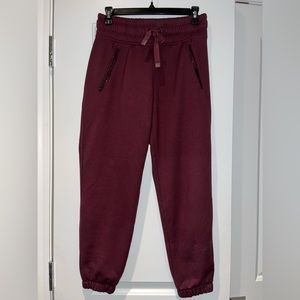 Athleta sweatpants in burgundy. Size XS.